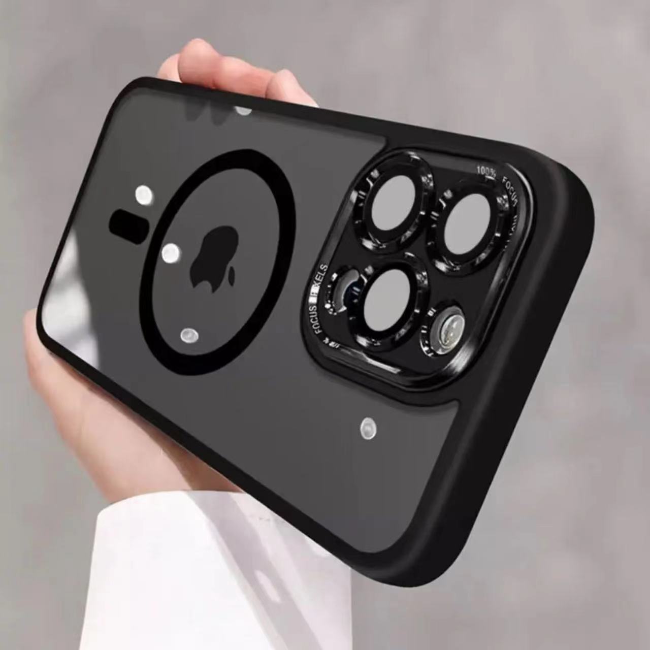 适用苹果15/14/13/12/11硅胶内置强磁吸iphone14promax防摔手机壳