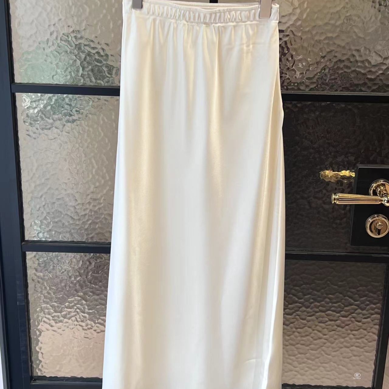 显瘦高腰醋酸半身裙时尚百搭中长款女装