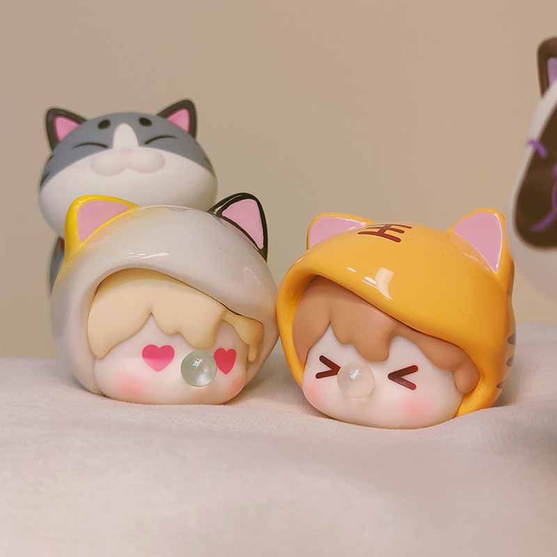 【拆盒】崽崽-屁嘟嘟糖果头萌粒端盒玩具摆件潮流礼物潮玩