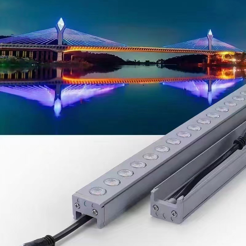 别墅酒店户外低压24V外防水LED线性洗墙灯