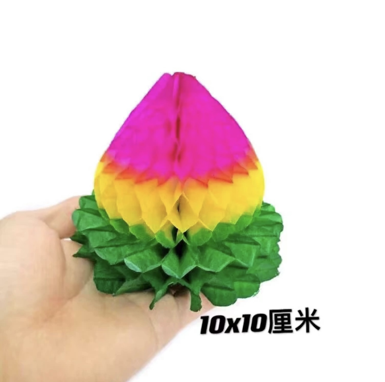 纸桃仙桃剪纸折纸材料装饰品