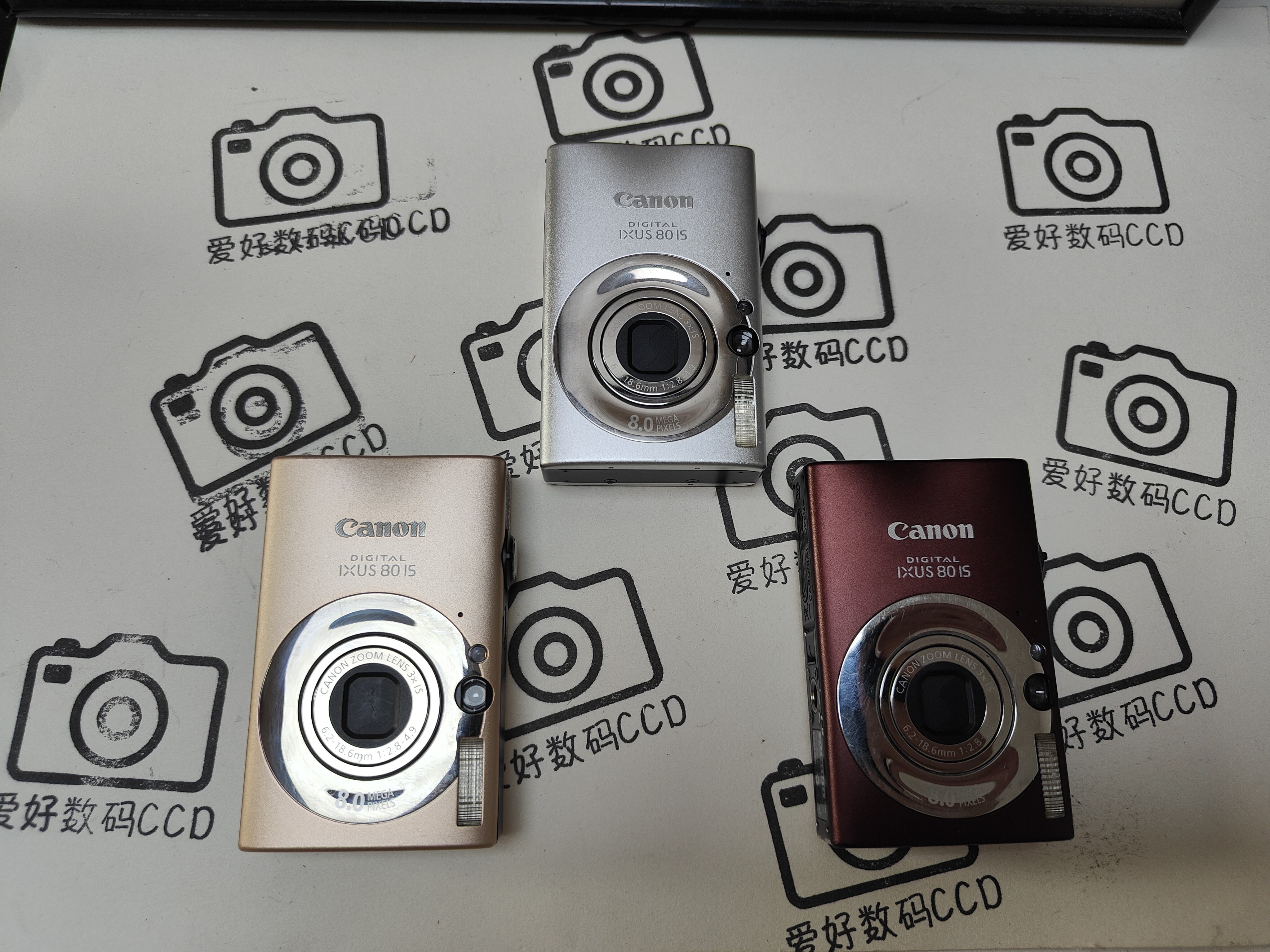8新 Canon/佳能 IXUS80 IS二手相机 直播间为准 无问题不退不换