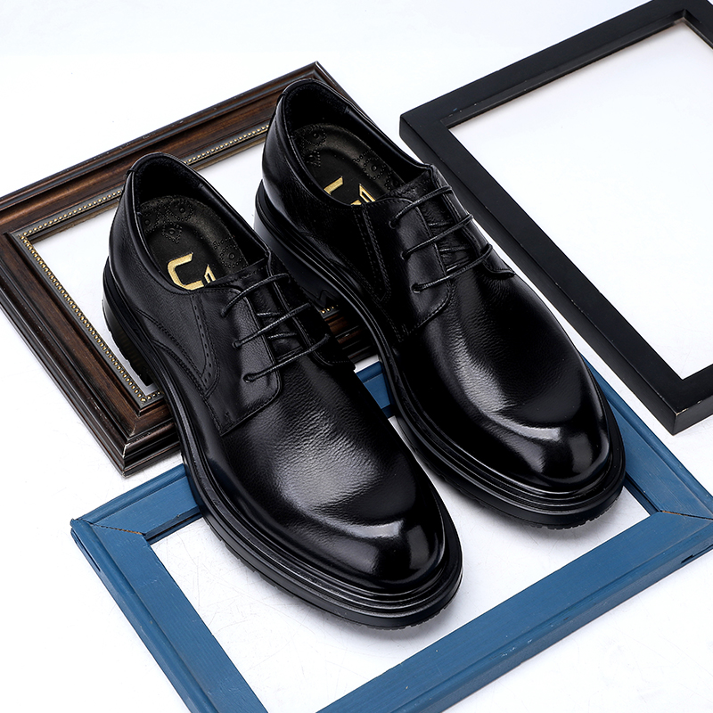 U7品牌男鞋  好鞋相伴  时尚百搭真皮皮鞋  新款商务皮鞋