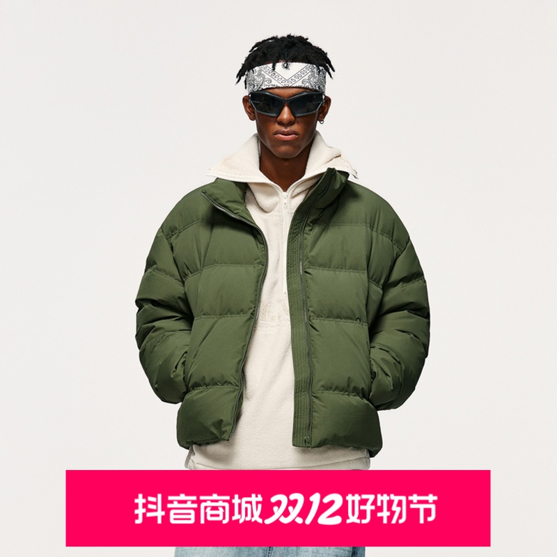 男士冬季外套秋冬季加绒龙年新款情侣ins百搭棉服痞帅穿衣搭配