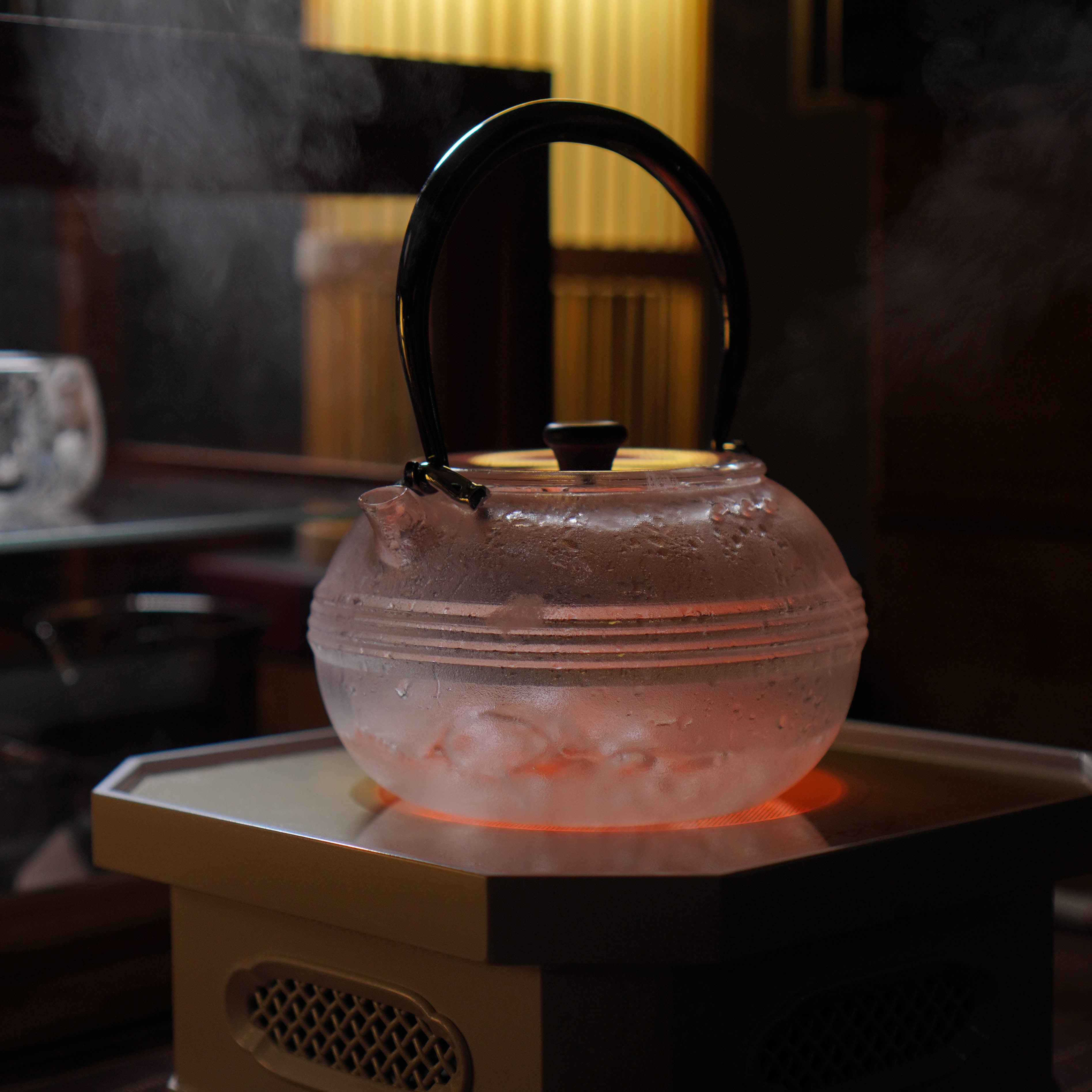 入怀水晶壶原创设计煮水壶纯手工高档煮茶壶茶艺师必入H0024