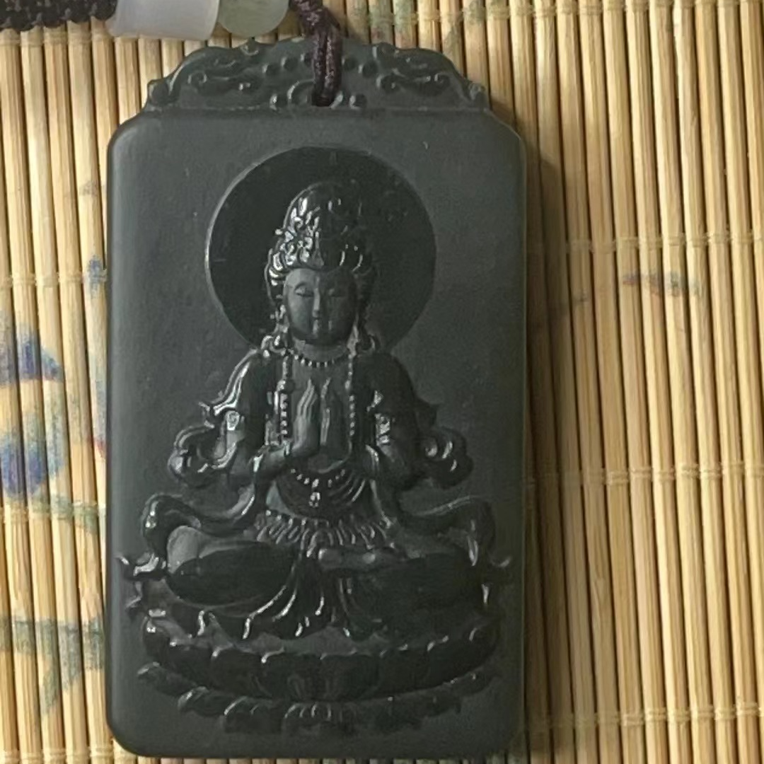 新疆和田玉观音吊坠GYC00017