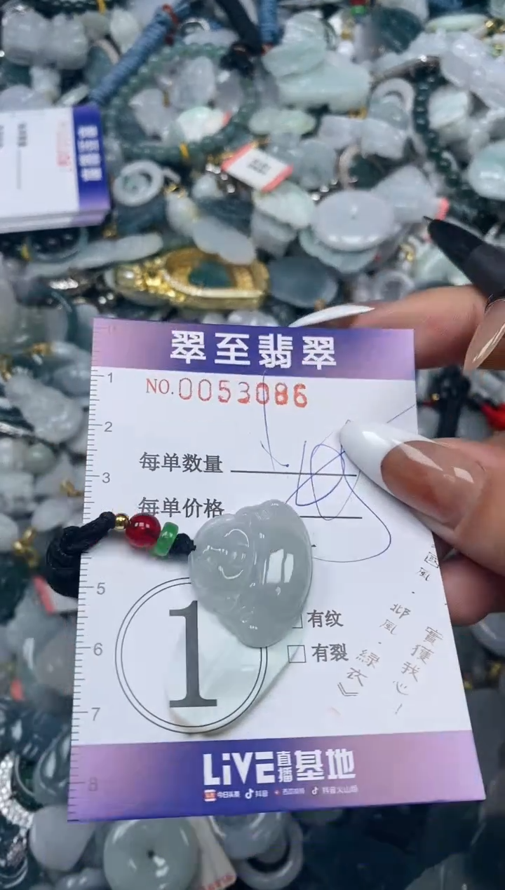 【闪购商品】翡翠颈饰未镶嵌闪购0053086