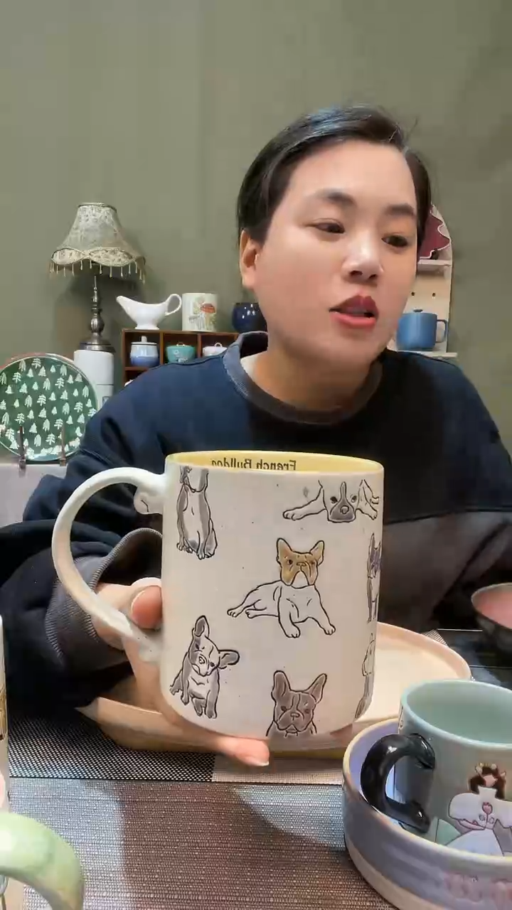 【闪购商品】陶瓷盘瑕疵款 狗狗杯 微瑕满20发货