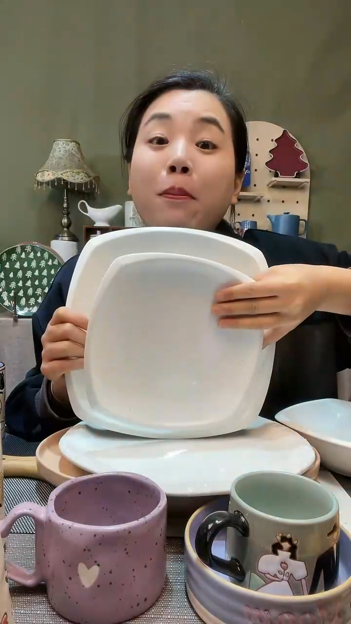 【闪购商品】陶瓷盘2件装  盘 微瑕满20发货