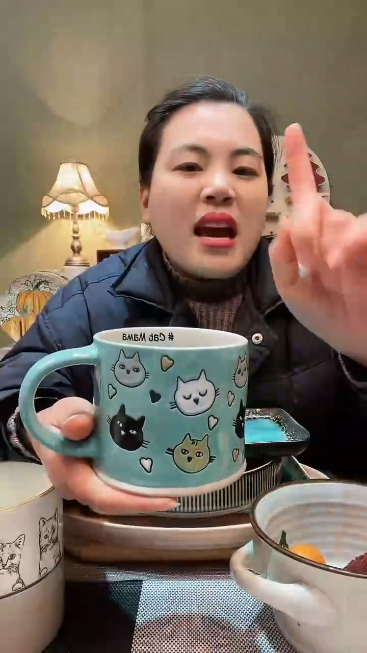 【闪购商品】陶瓷瓷片瑕疵款 猫咪杯子 微瑕满20发货