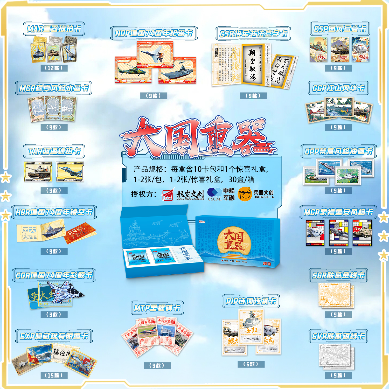 【拆卡】大国重器 纪念收藏卡牌盲盒（下单默认代拆）