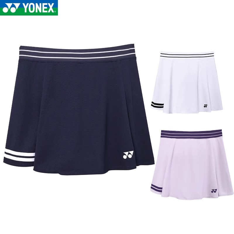 2024年新款YY尤尼克斯羽毛球服女运动裙裤速干运动短裙220214BCR