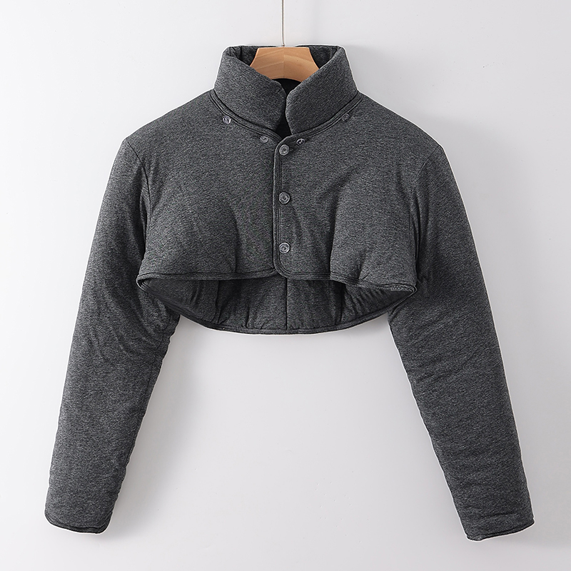 秋冬季加厚保暖护肩颈椎睡觉坎肩中老年肩周防寒护肩膀坐月子披肩