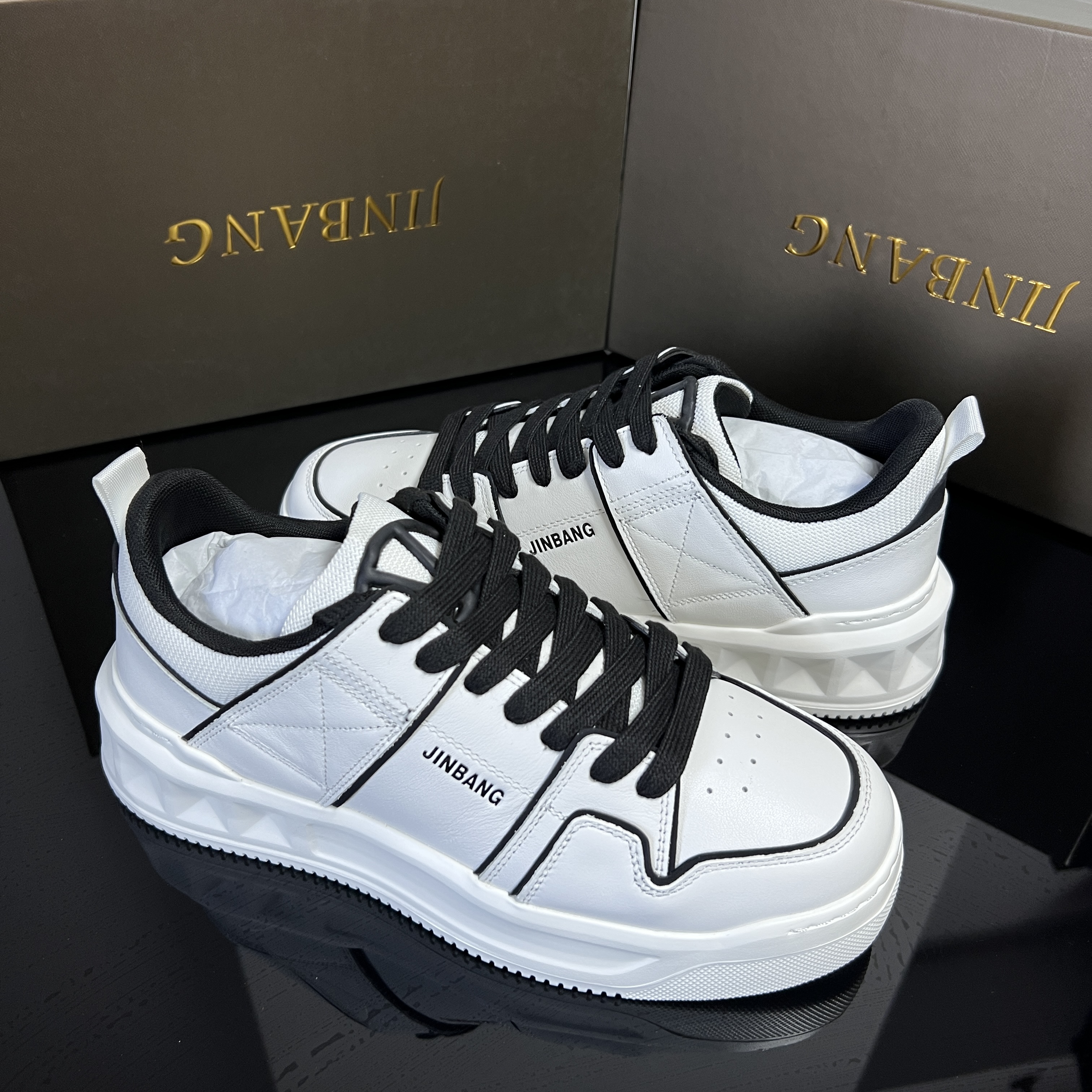 欧品男士四季休闲时尚百搭日常潮流百搭高端休闲皮鞋 798-3B-10