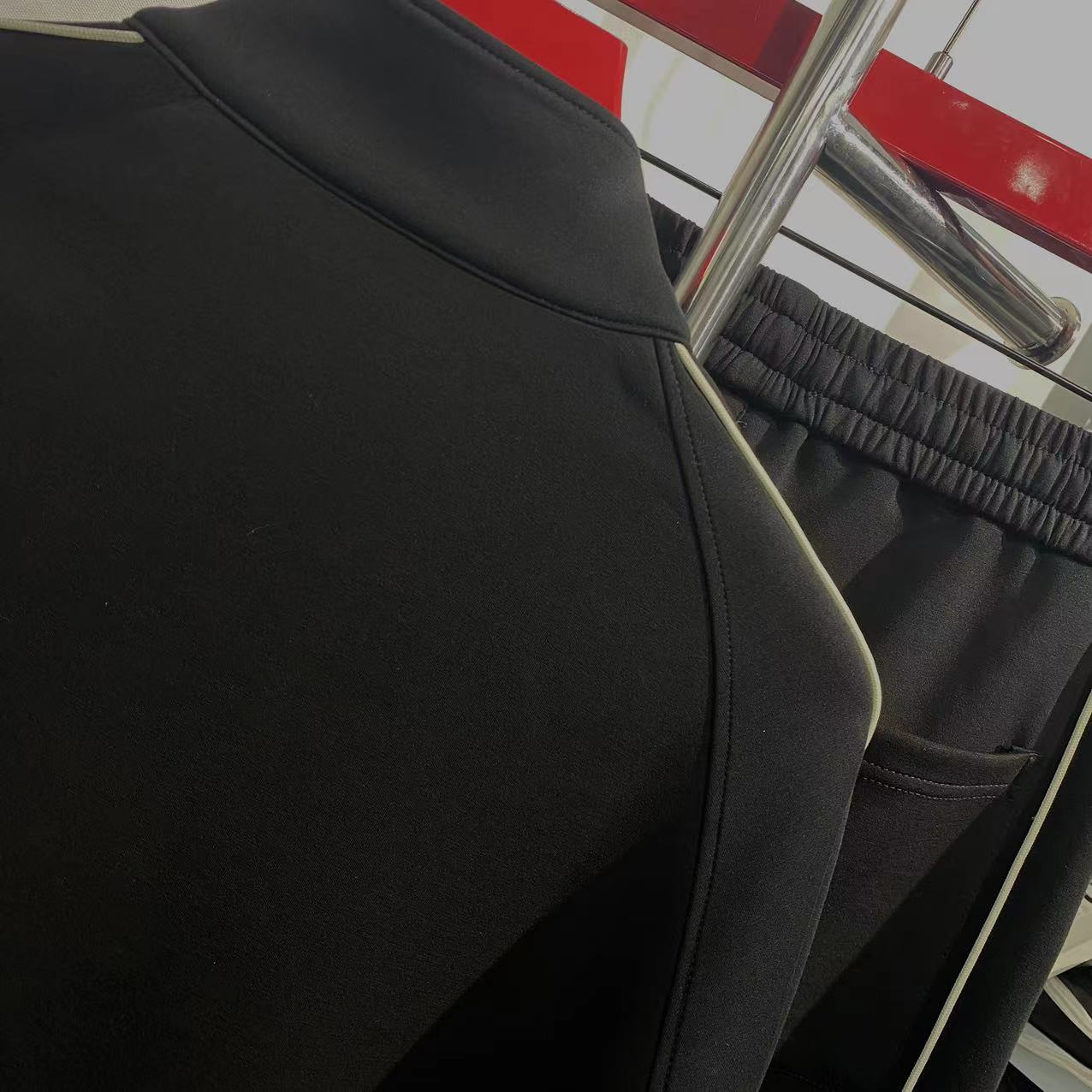 欧品男士2024年秋季新款个性潮流外套时尚百搭男款休闲套装 2810