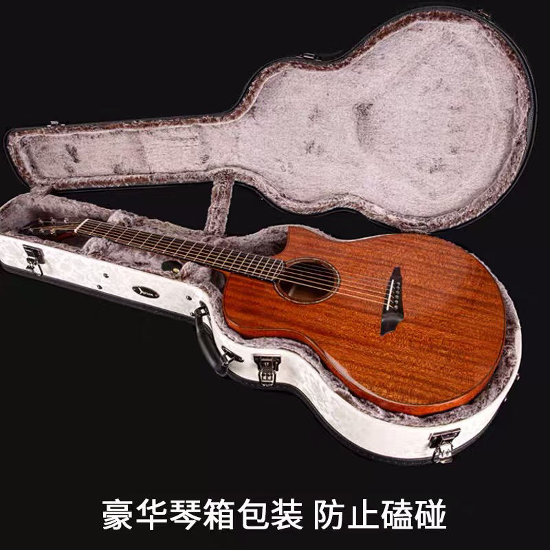 凡鸟2A夜莺指弹专业级手工哑光指弹吉他工艺个性