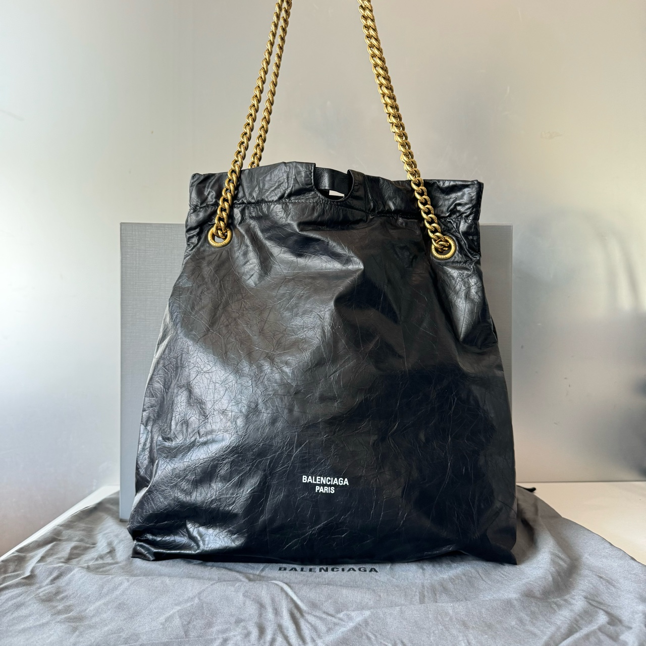 99新 Balenciaga/巴黎世家 巴黎世家垃圾袋中号 99新