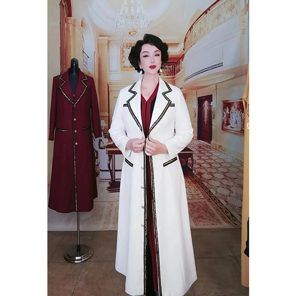 风衣式连衣裙两穿款