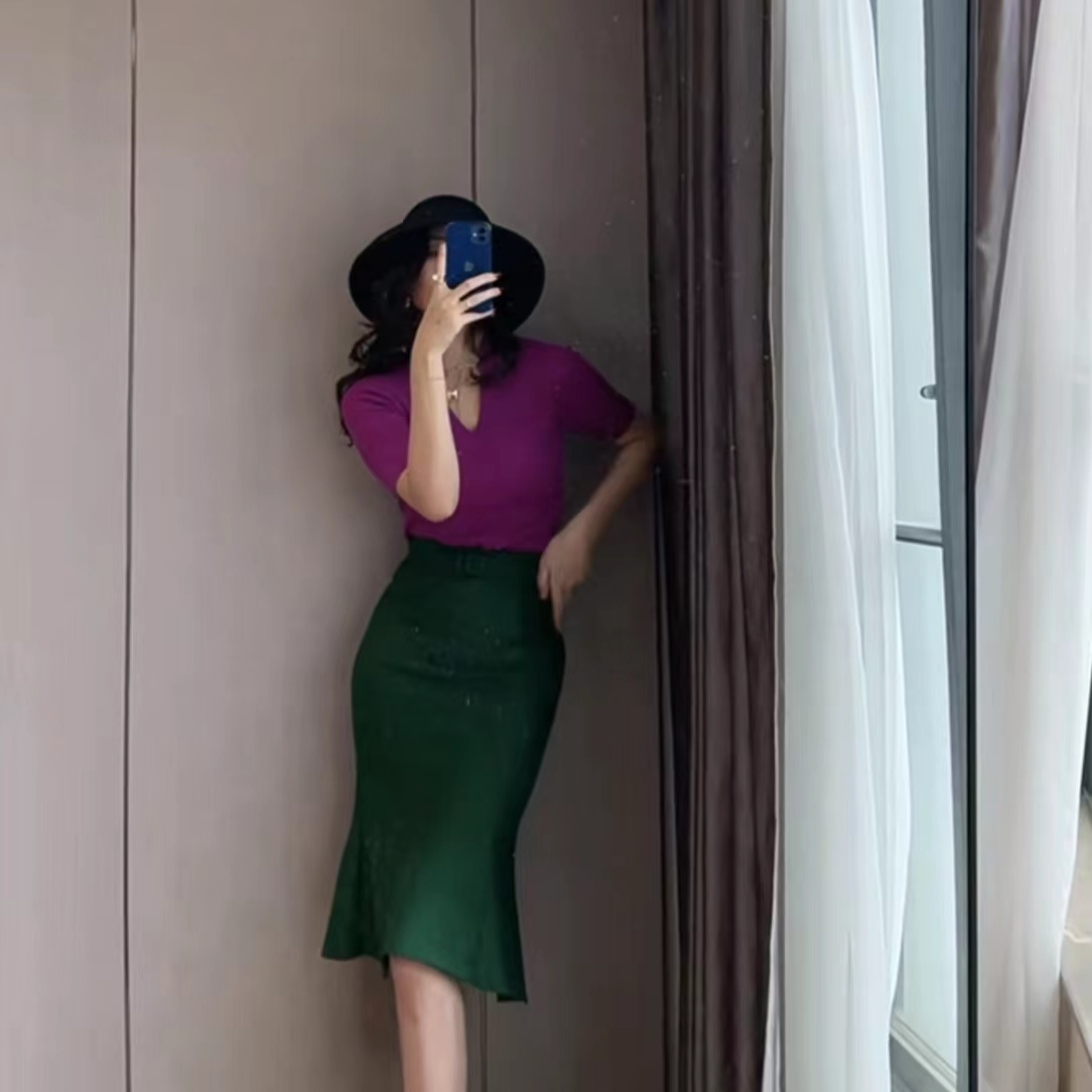 清库妩媚女人多款裹臀鱼尾半身裙