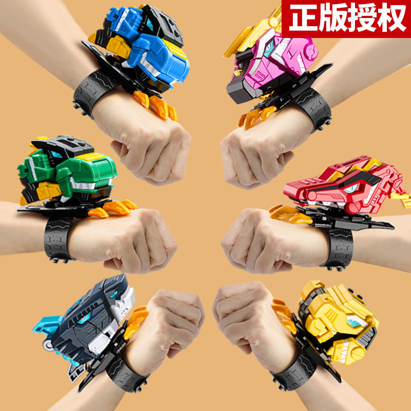 2026迷你特工队正版手表变形玩具金刚机器人恐龙力量男女孩礼物68