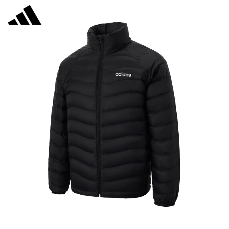 阿迪达斯轻薄羽绒服男装女装外套秋季新款防寒保暖休闲立领JL9662