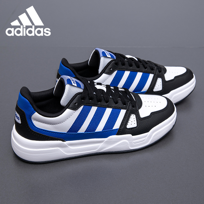 adidas阿迪达斯运动鞋休闲鞋子春轻便低帮小白鞋百搭板鞋JS3420