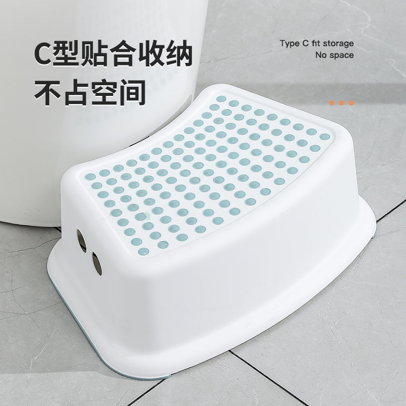M 居家加厚防滑马桶凳儿童防滑凳塑料垫脚凳家用踩脚凳多功能踏脚