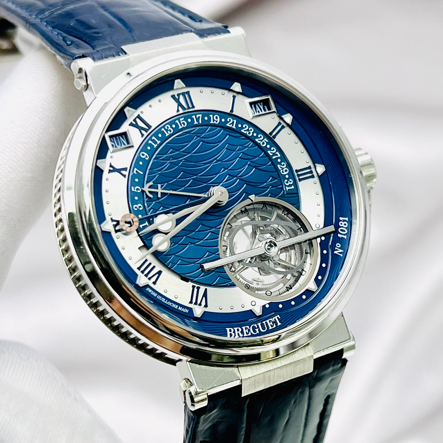 99新 BREGUET/宝玑 2022年10月全套航海系列 5887PT/Y2/9WV