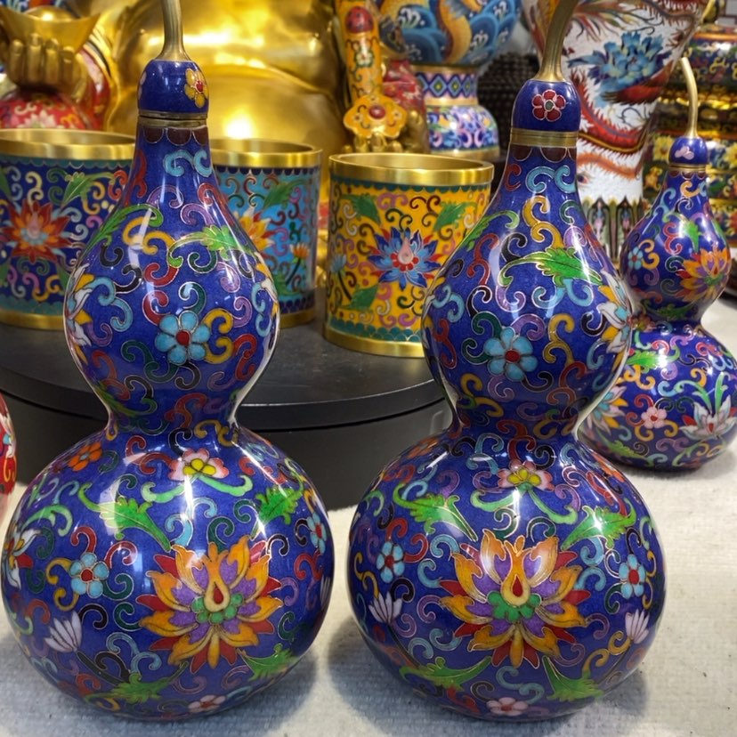 【闪购商品】黄铜高*景泰蓝