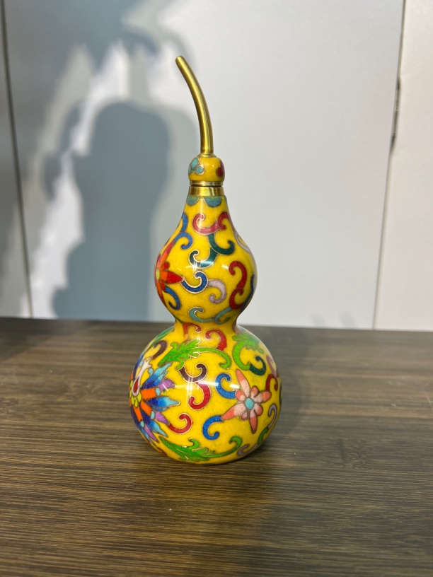 精品（新人福利特价）铜胎掐丝珐琅景泰蓝小葫芦高18厘米