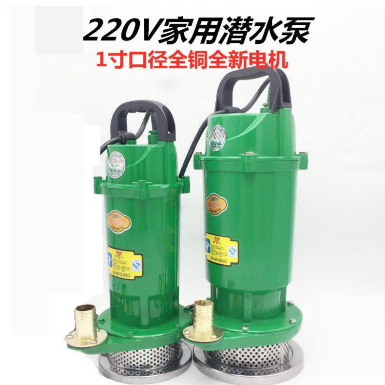 1寸一寸家用220v高扬程潜水泵抽水机灌溉浇菜园喷灌清水泵