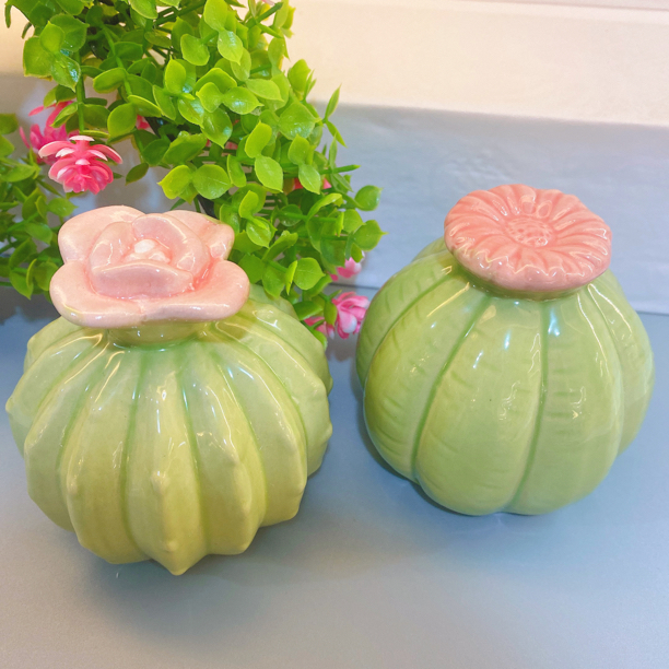 创意陶瓷仙人掌摆件