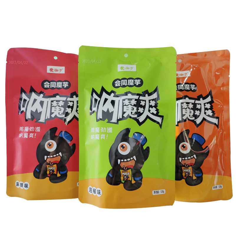 会同魔芋爽素毛肚素肉辣条解馋小零食小吃休闲食品