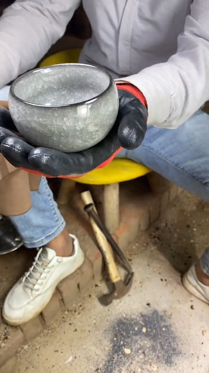 【闪购商品】陶瓷黑冰 A 大禅定（配礼盒证书）