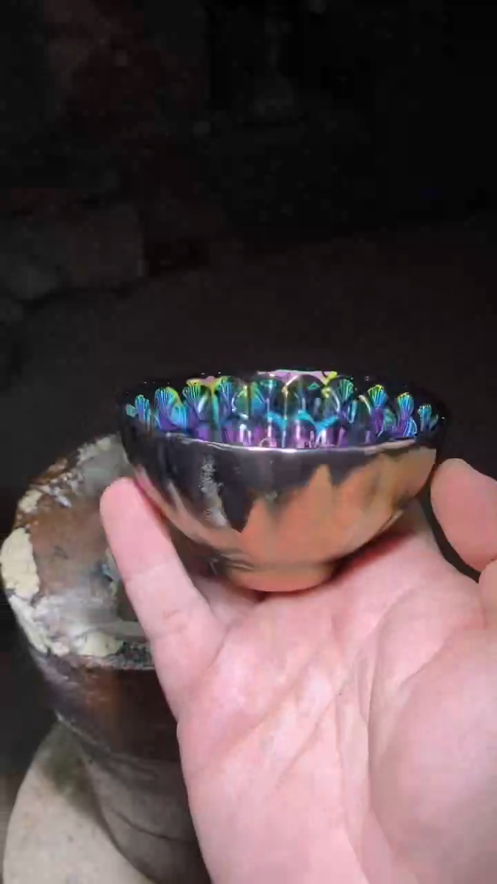 【闪购商品】陶瓷七彩梦幻莲花 A 平口（配礼盒证书）