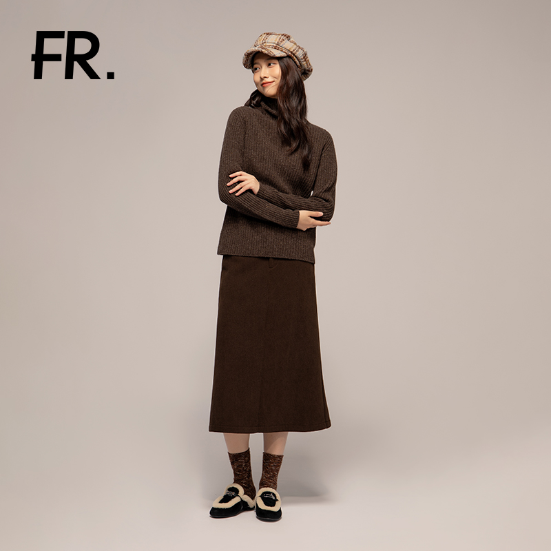 凡人优品女款毛衣长袖淑女气质休闲温柔百搭针织显瘦宽松M590S