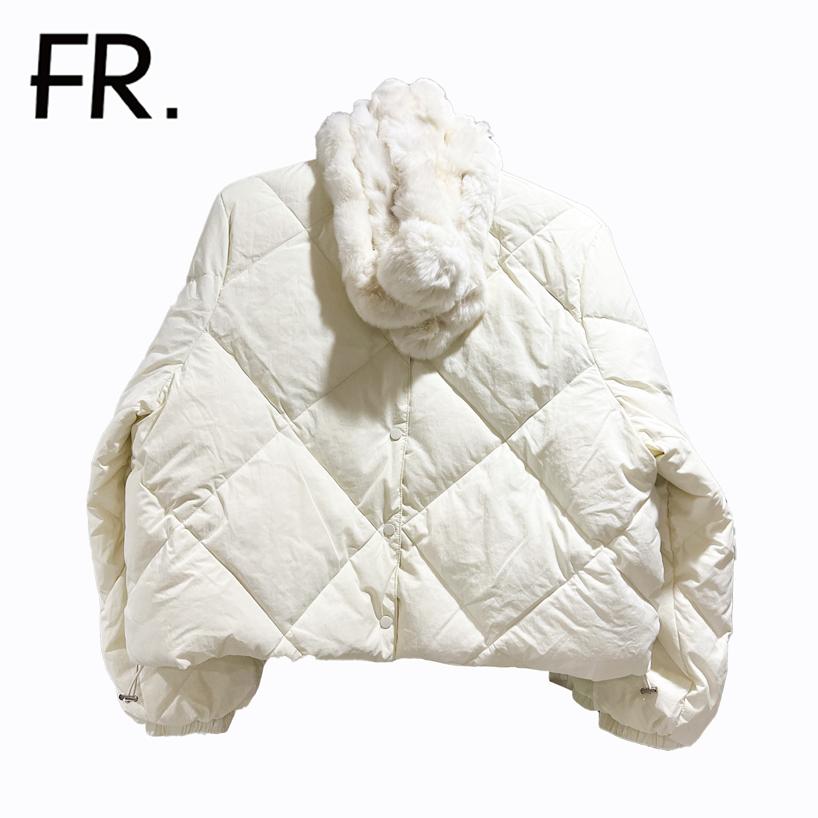 凡人优品FR女士羽绒服小香风短款时尚休闲宽松保暖秋冬Y683