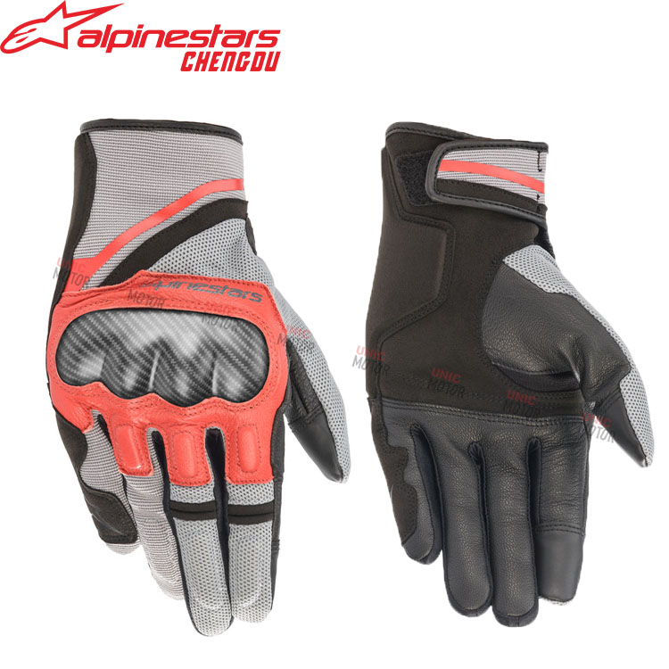 ALPINESTARS/ALPINESTARSA星夏季骑行机车手套骑士装备CHROME