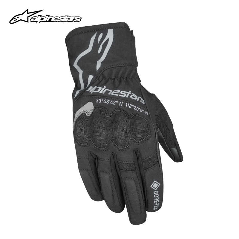 a星秋冬季摩托车骑行手套CRESTONE防水保暖GORE-TEX机车手套男