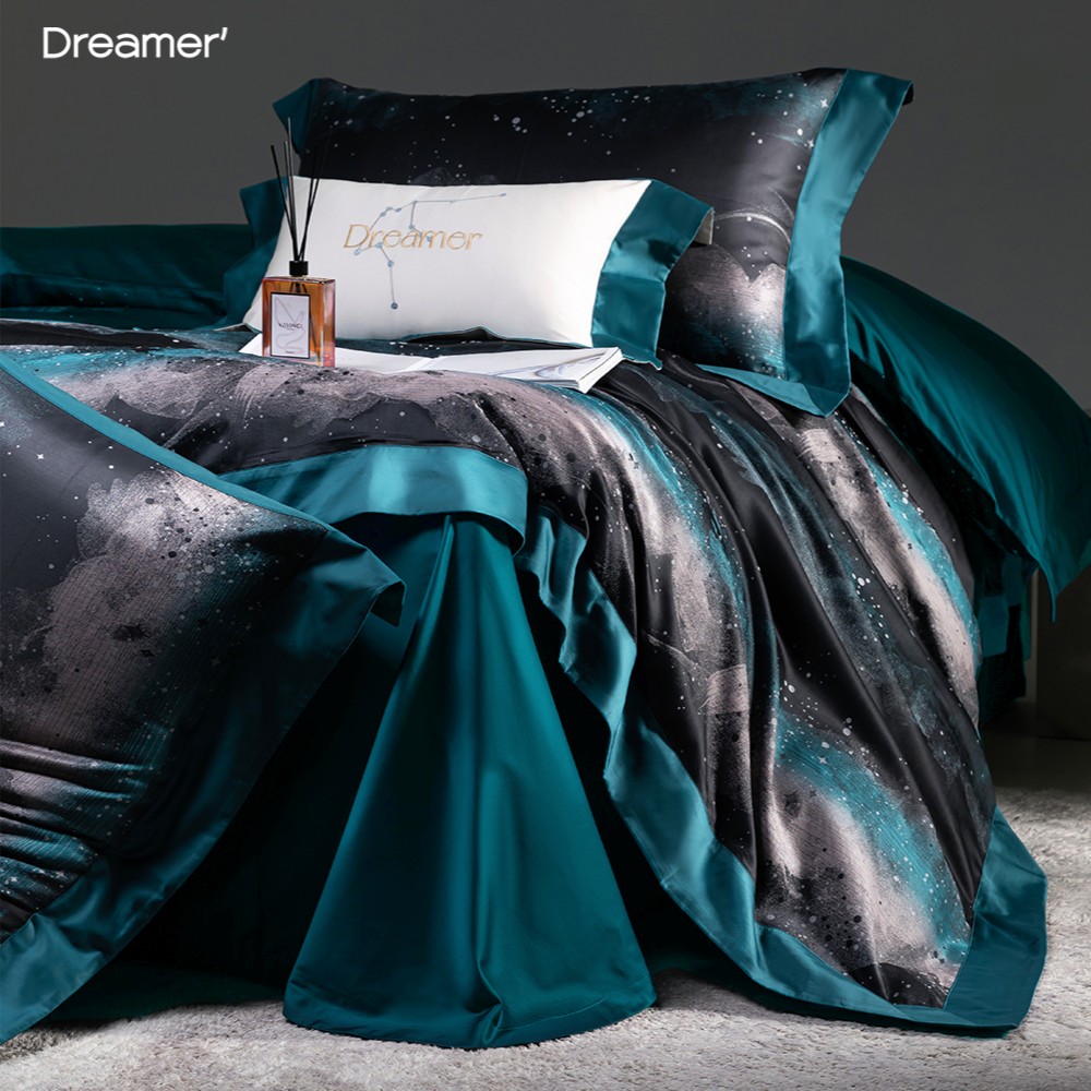 Dreamer‘【星空极夜】SuPima棉繁星色织提花设计师欧式轻奢风五件套
