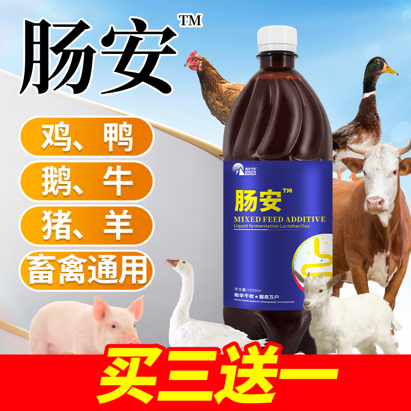 肠安畜牧养殖肠道益生菌EM菌种原液原露鸡鸭鹅猪牛羊用微生物菌剂
