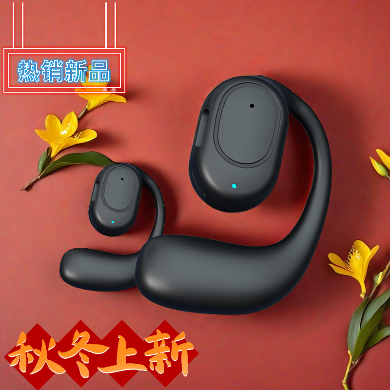 2024新款蓝牙耳机单边左耳挂式超长待机通话适用华为OPPO苹果vivo