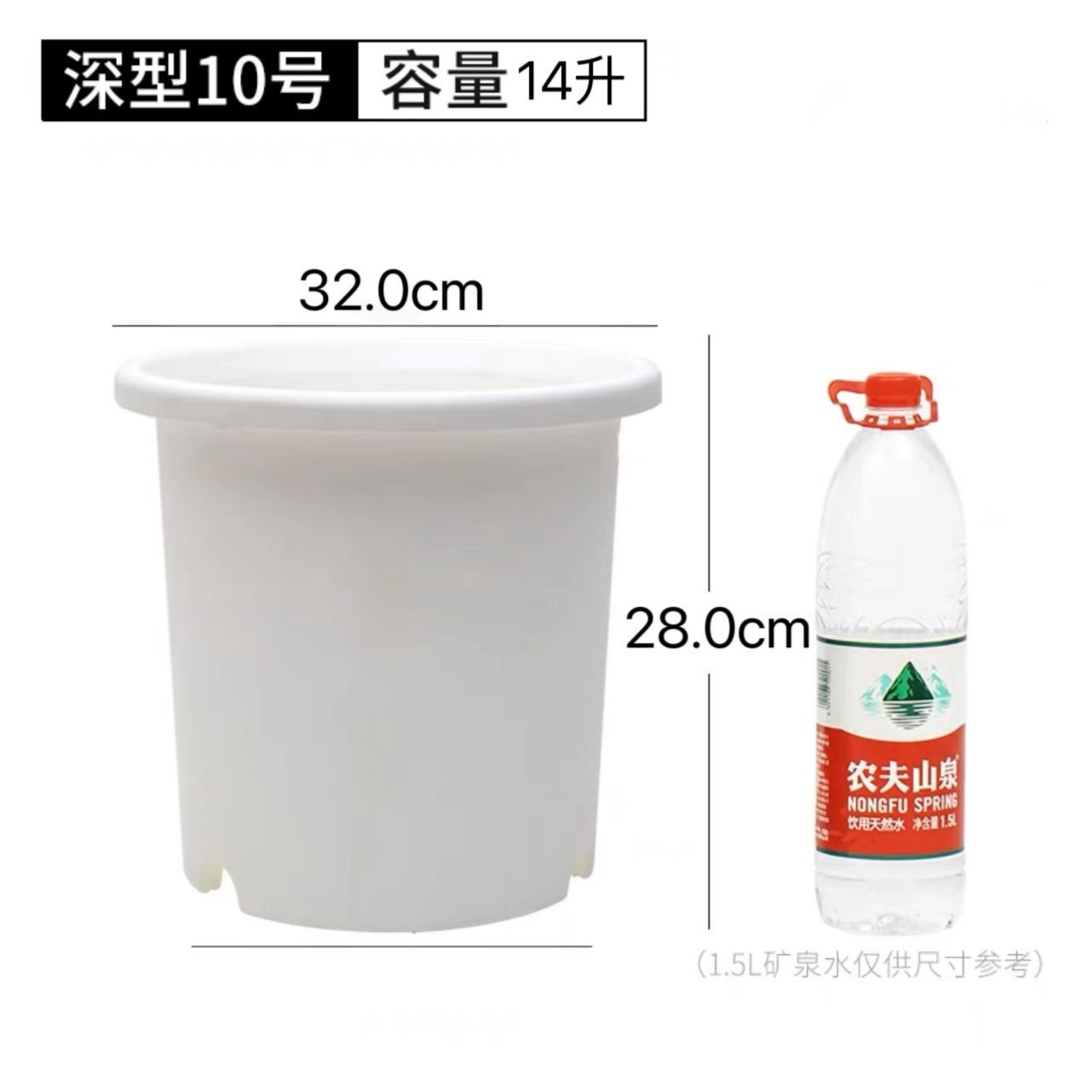 【深桶花盆】结实耐用塑料新款结实特大透气大型多孔