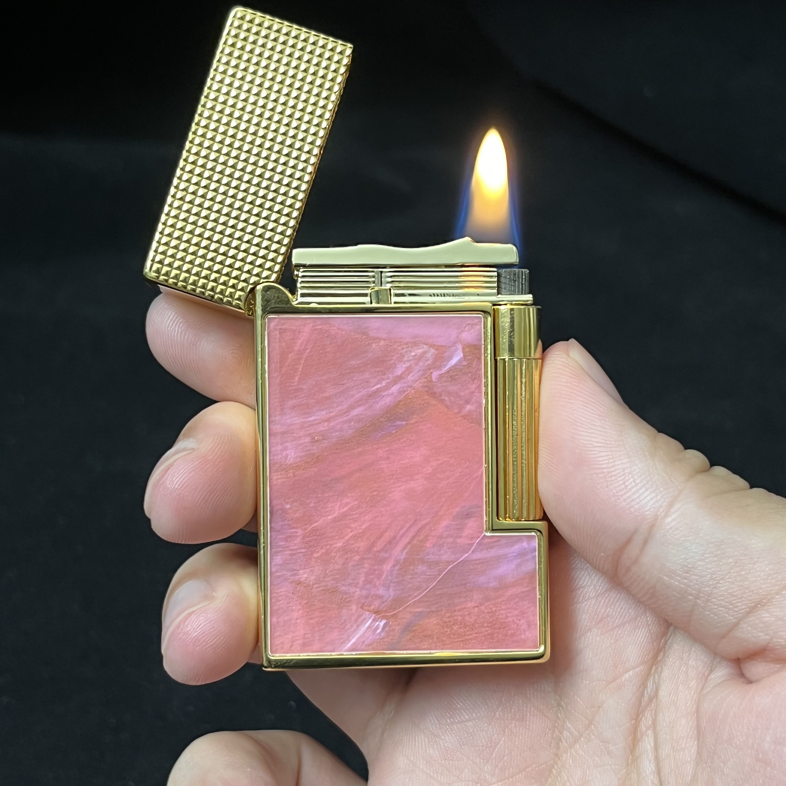 ZORRO佐罗粉色彩贝朗声煤油创意打火机金色复古个性经典男士时尚