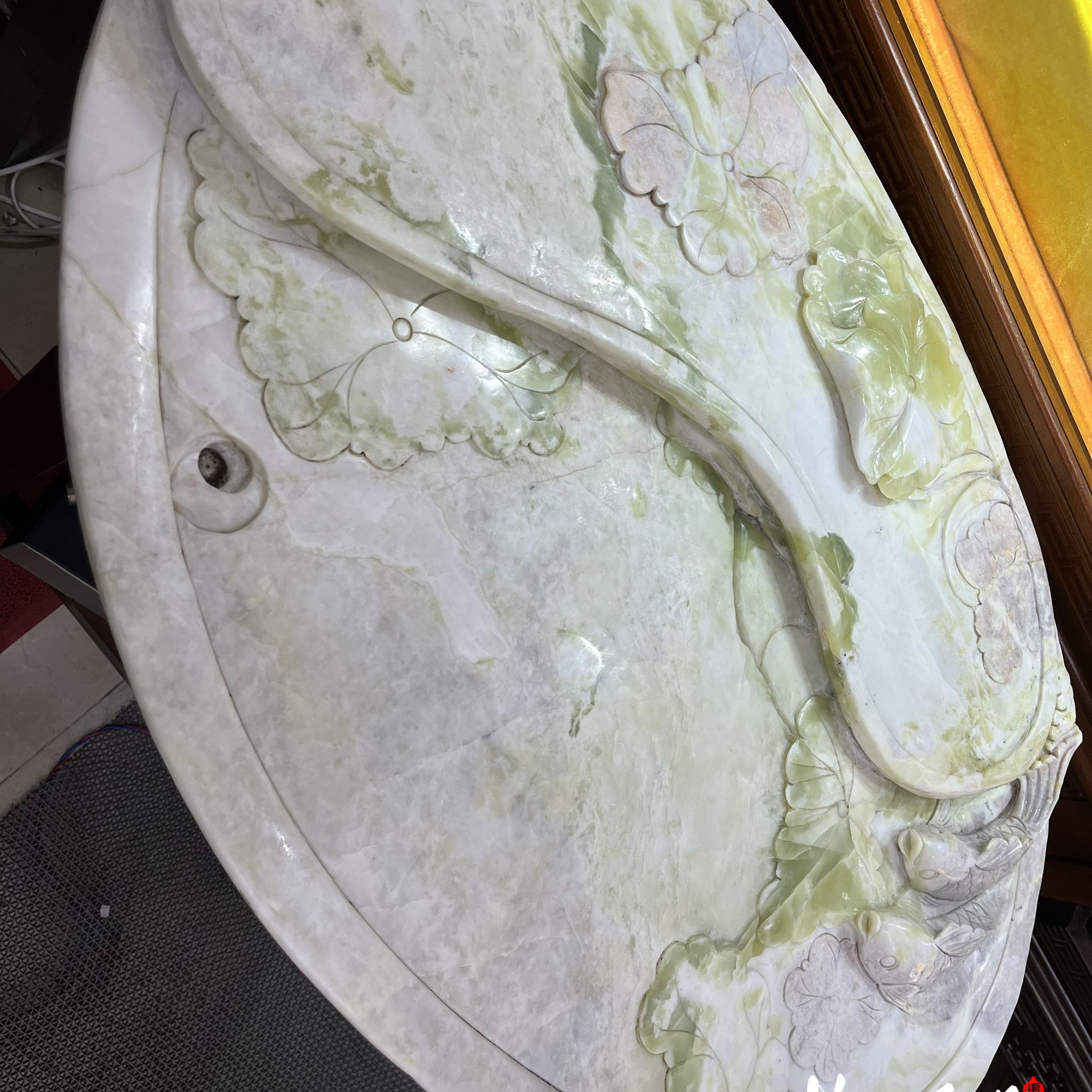 【天然岫玉花玉茶海】  通用链接  选品请联系客服