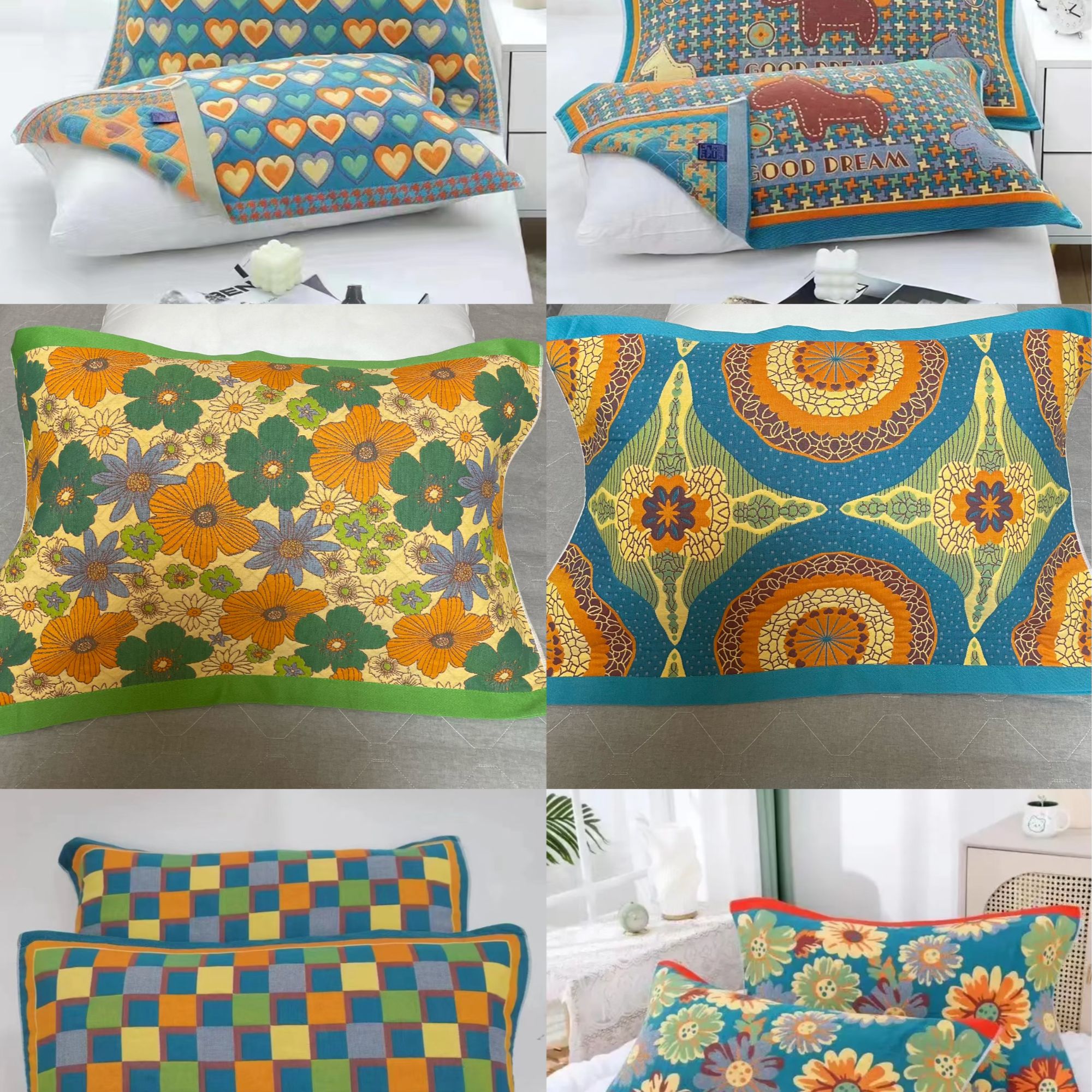 枕巾床盖毛巾被孤品