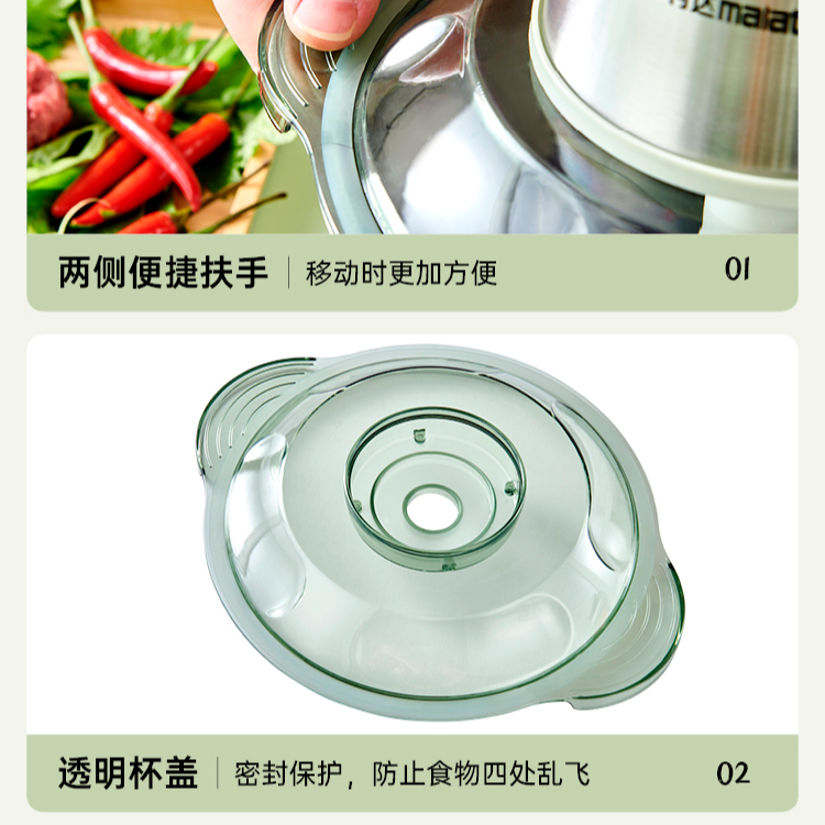 万利达绞肉机盖子