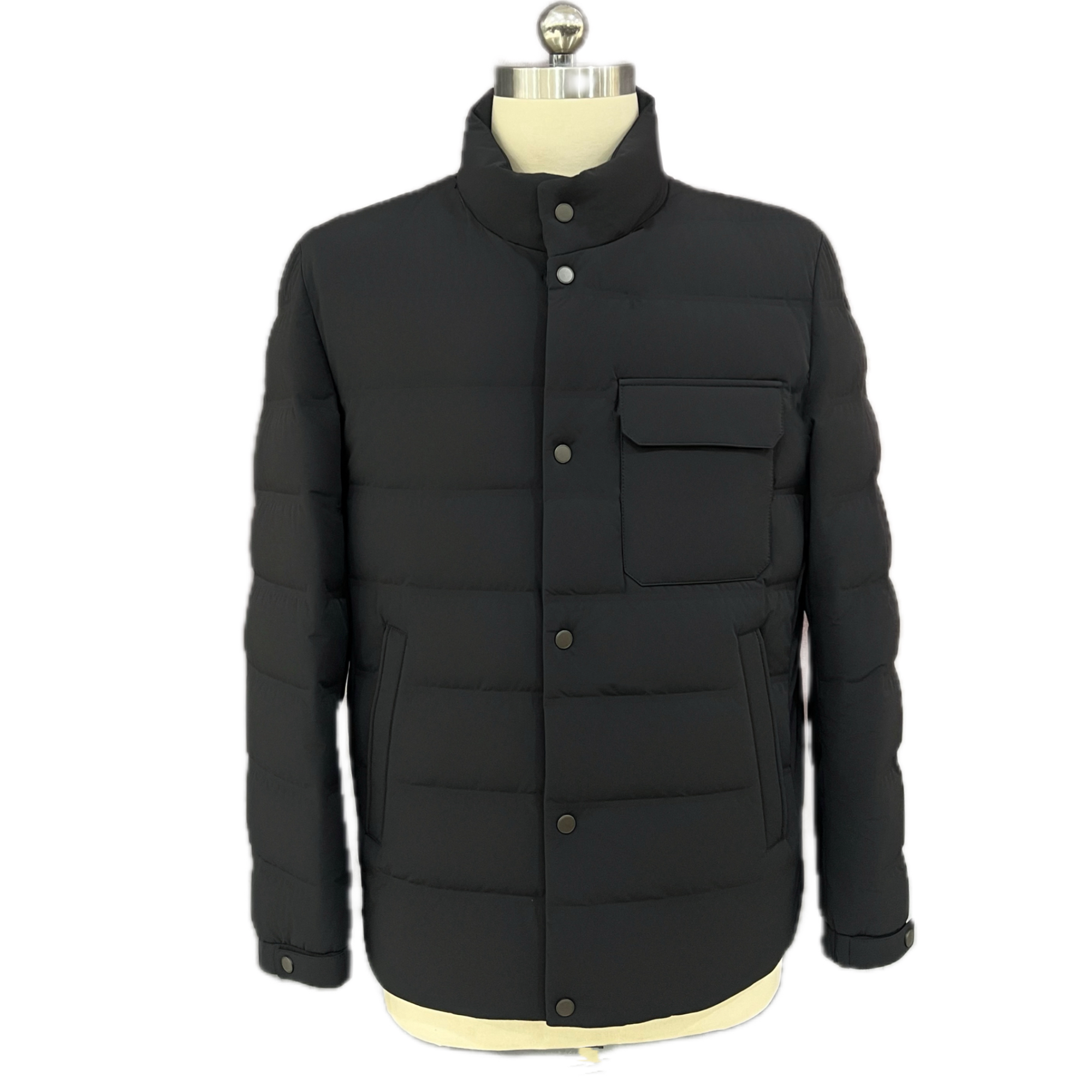 [冬季新款]冷膨胀面料90%鹅绒服经典立领外套 5599