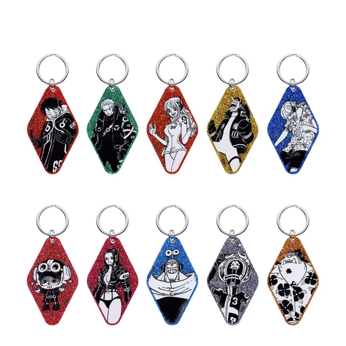  【海贼王】正版日谷 蛋头岛主角团原画亚克力钥匙圈 直播代拆