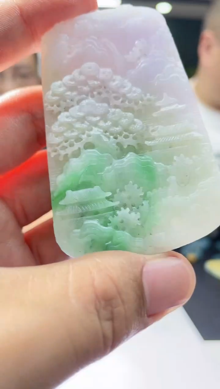【闪购商品】定制翡翠未镶嵌80-毛货挂件需要抛光